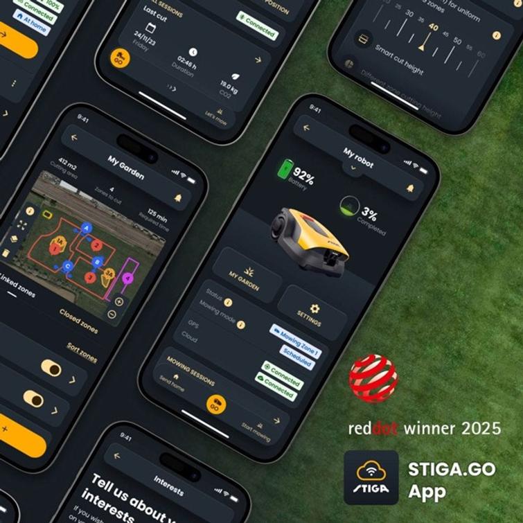 STIGA A6V ROBOTTILEIKKURI RAJALANGATON 600M2