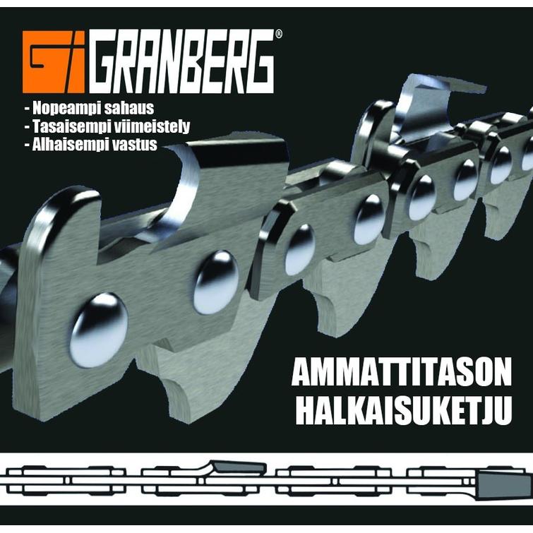 GRANBERG HALKAISUKETJU 325'' 1,3MM 72VL