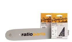 LAIPPA + 2 KETJUA 44L 30CM 3/8 1,1 STIHL