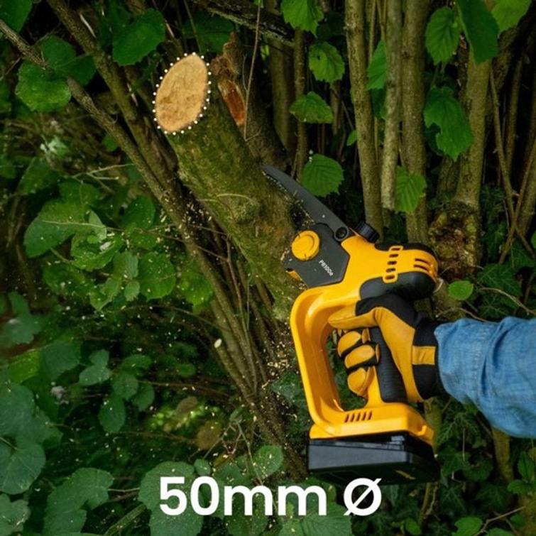 STIGA SP100E KIT AKKUOKSASAHA JA -SAKSET (PR100E + SC100E)