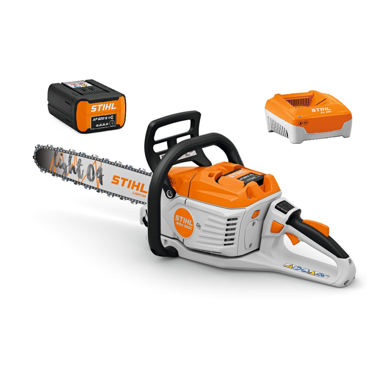 STIHL MSA300C-O AKKUSAHA SETTI, 1X AP500S AKKU JA AL301 LATURI