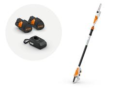 STIHL HTA 30.0 AKKUKÄYTTÖINEN OKSASAHA SETTI SIS. 2X AKKU AS2 JA 1X LATURI
