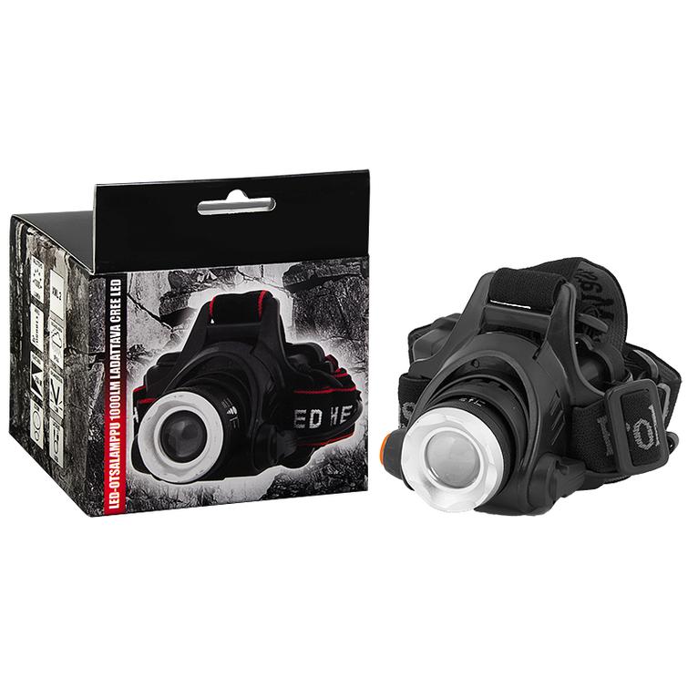 LED-OTSALAMPPU 1000LM LADATTAVA