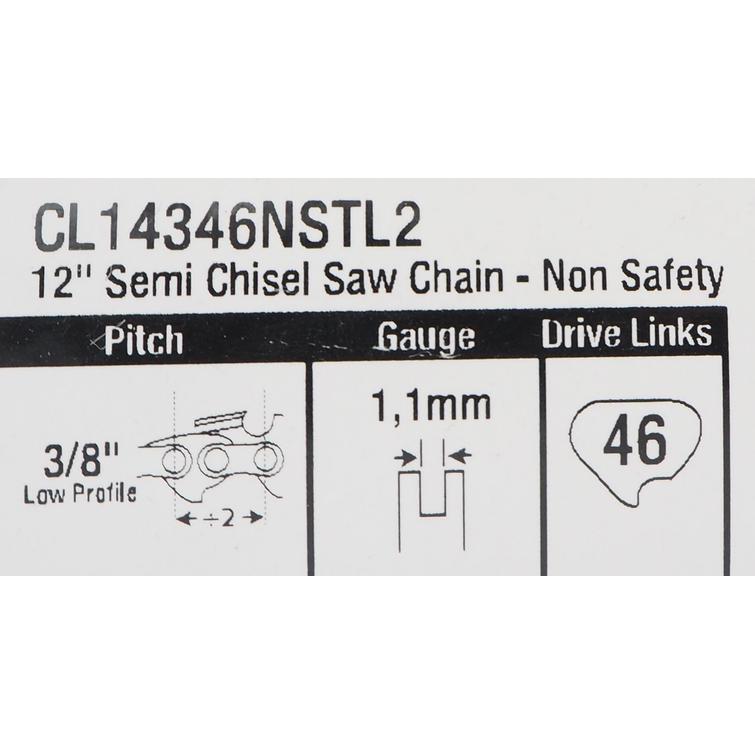 TER&Auml;KETJU TRILINK 3/8 1,1MM 46L