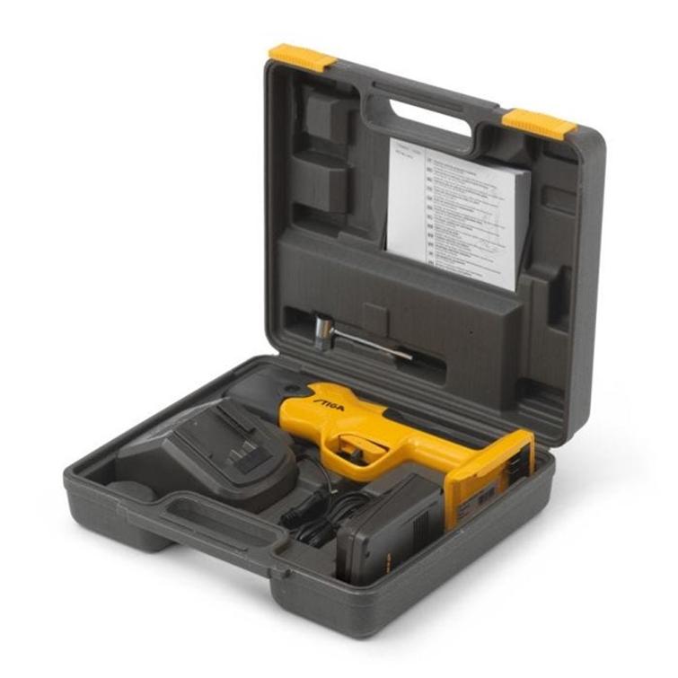 STIGA SC 100E KIT OKSASAKSET - 20V-2AH, SIS. AKKU JA LATURI