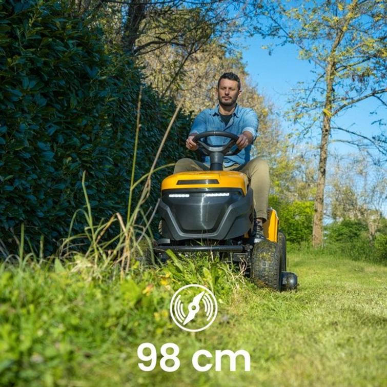 STIGA TORNADO 398E + EPOWER PRO AKKU 56V-40AH JA LATURI