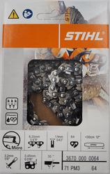 TER&Auml;KETJU 1/4" 71PM3 1,1MM 64L