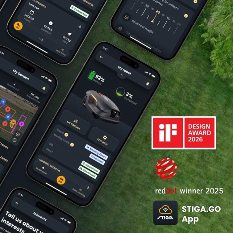 STIGA A100V ROBOTTILEIKKURI RAJALANGATON 10 000 M2