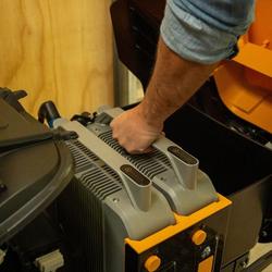 STIGA TORNADO 398E + EPOWER PRO AKKU 56V-40AH JA LATURI