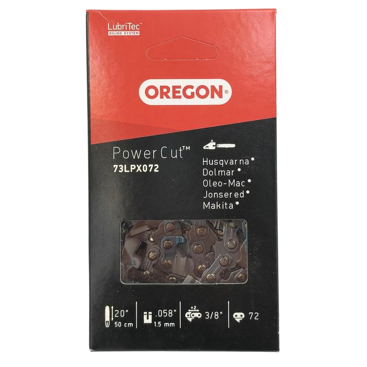 TERÄKETJU OREGON 3/8 1,5 MM 72 VL