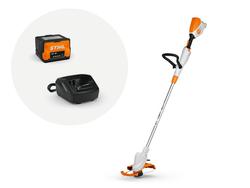 STIHL FSA 50 SET AKKUTIRMMERI SIS. AK10 AKKU + LATURI