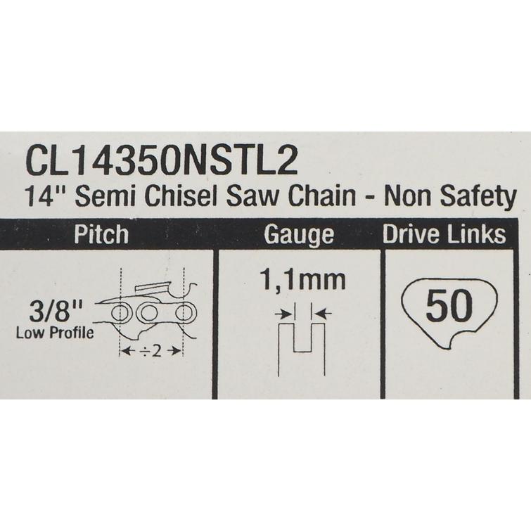 TER&Auml;KETJU TRILINK 3/8 1,1MM 50L 