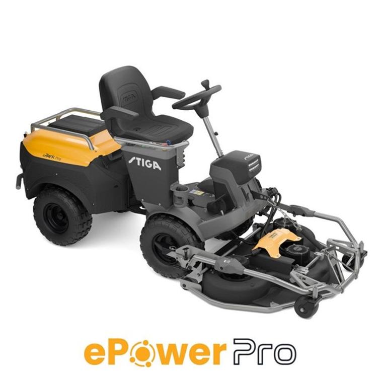 STIGA EPARK PRO + 4KPL EPOWER PRO AKKU 56V-40AH + COMBI EPRO 110 Q PLUS