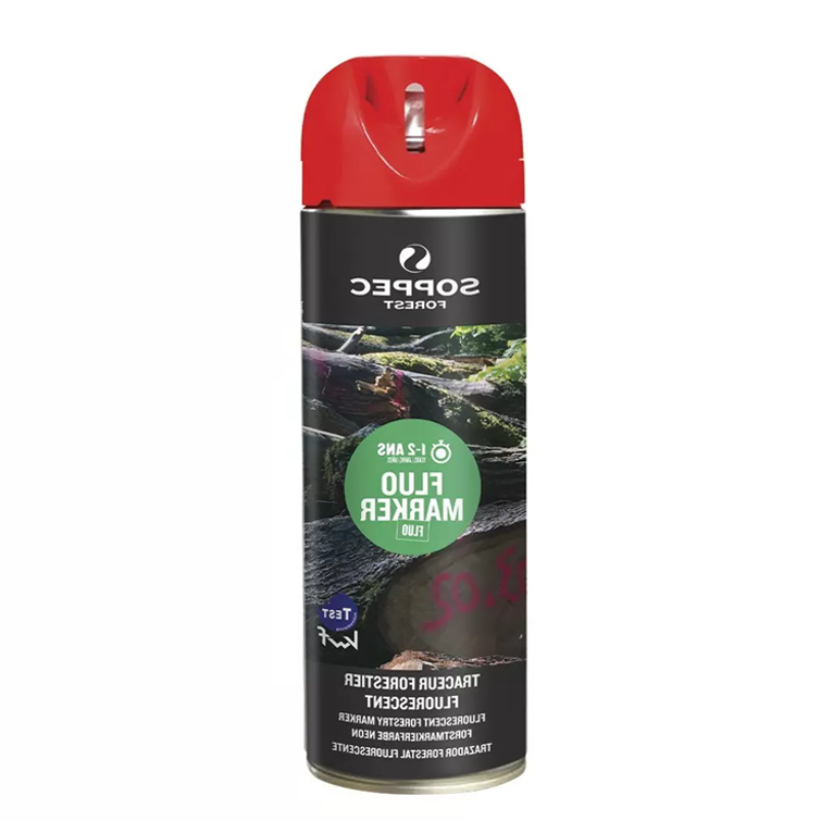 MERKINTÄSPRAY PUNAINEN SOPPEC FLUO MARKER 500ML