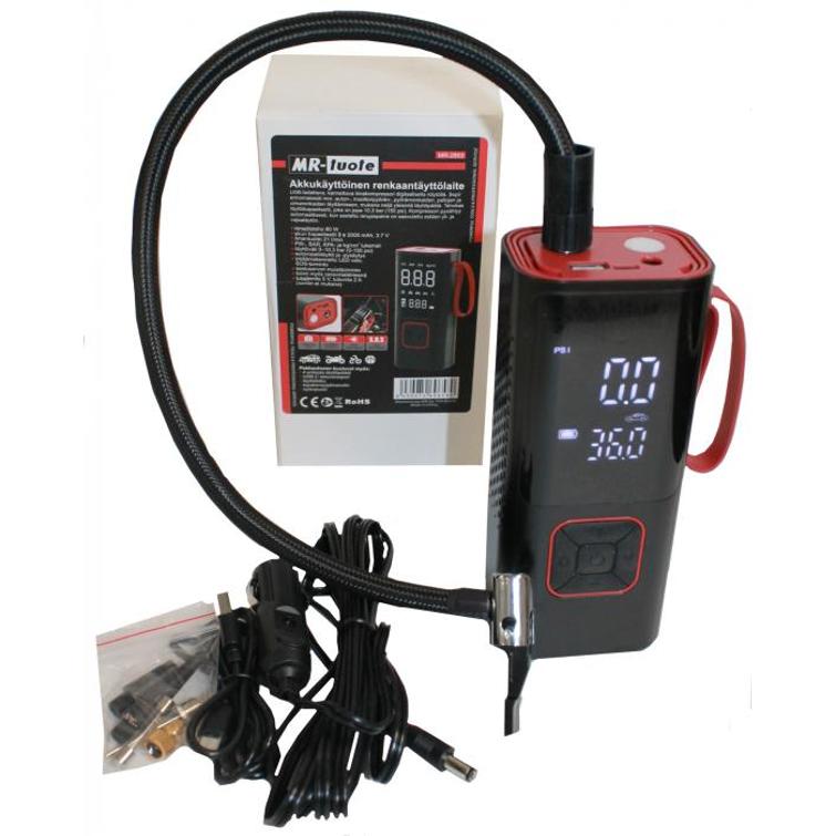 AKKUKÄYTTÖINEN RENKAANTÄYTTÖLAITE