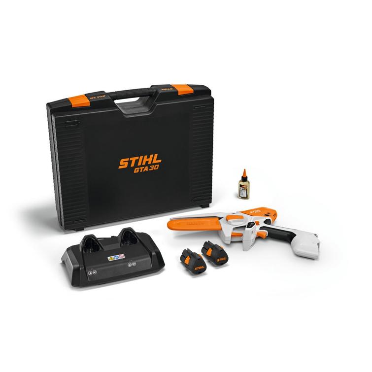 STIHL GTA 30 SET AKKUK&Auml;YTT&Ouml;INEN PUU- JA OKSASAHA