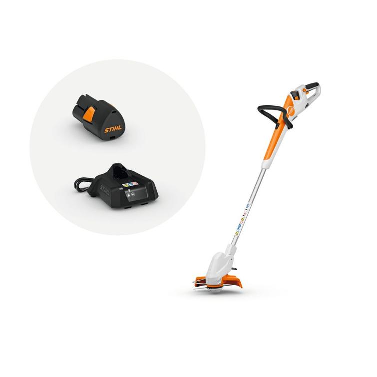 STIHL FSA 30 AKKUTRIMMERI SETTI SIS. AS2 AKUN JA LATURIN
