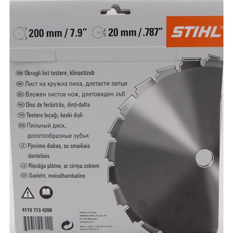 STIHL RAIVAUSTER&Auml; 200X20MM
