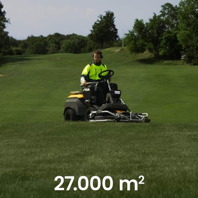 STIGA EPARK PRO + 4KPL EPOWER PRO AKKU 56V-40AH + COMBI EPRO 110 Q PLUS