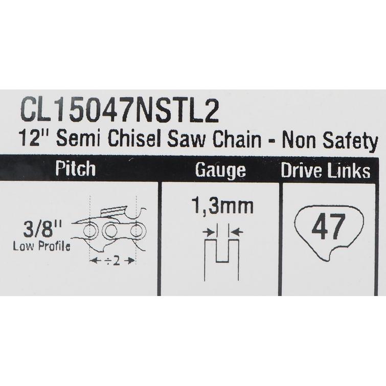 TER&Auml;KETJU TRILINK 3/8 1,3MM 47L