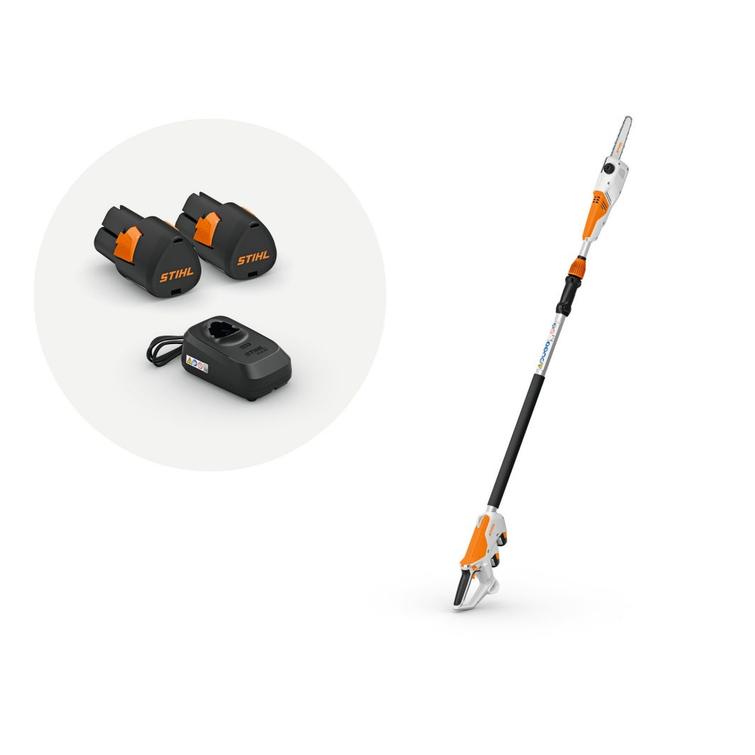 STIHL HTA 30.0 AKKUKÄYTTÖINEN OKSASAHA SETTI SIS. 2X AKKU AS2 JA 1X LATURI