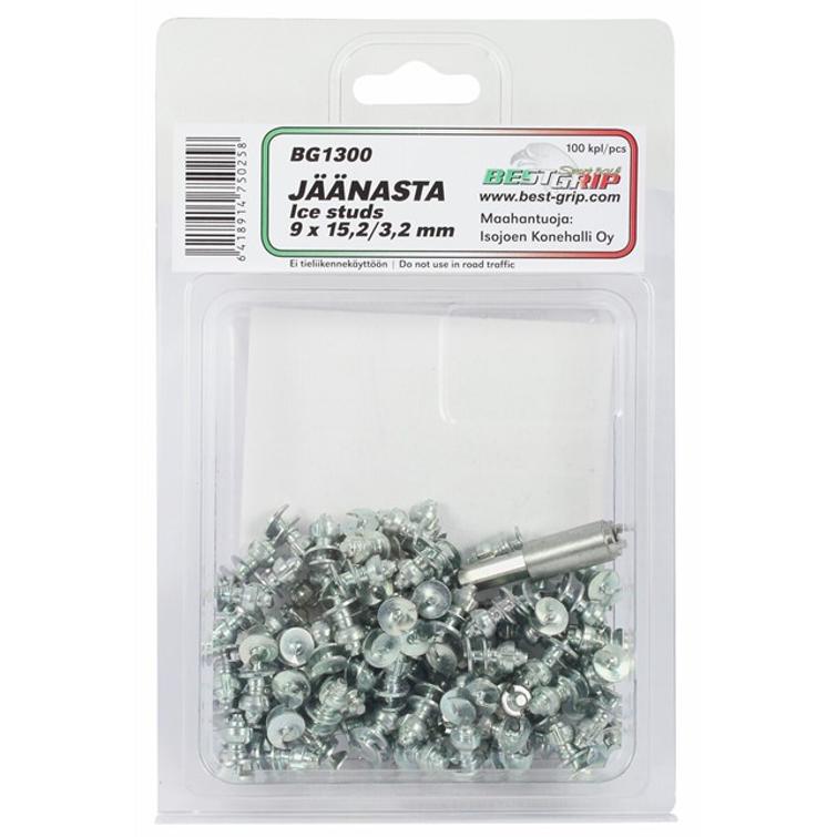 JÄÄNASTA 9X15,2/3,2 BESTGRIP 100KPL/PKT