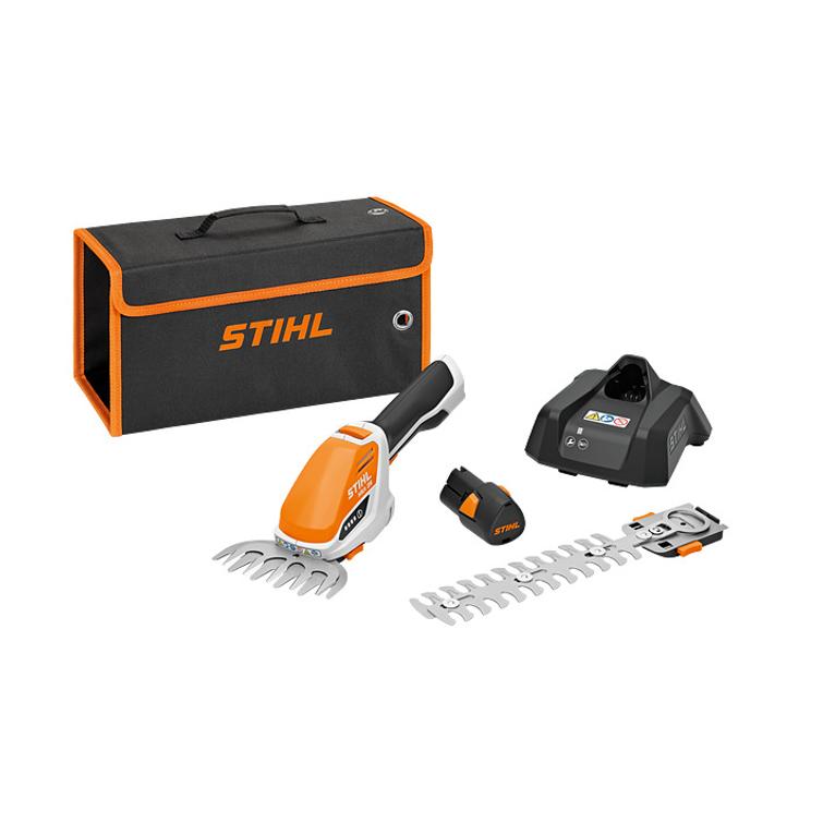 STIHL HSA 26 PUUTARHALEIKKURISETTI SIS. AKKU JA LATURI